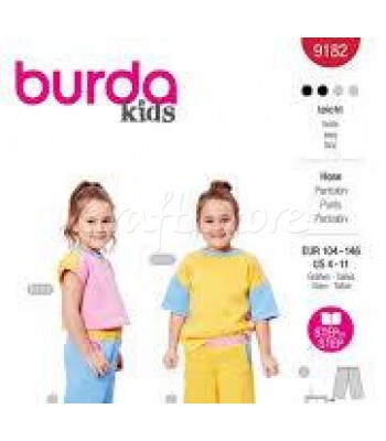 Burda πατρόν  μπλουζάκι παιδικό 9184